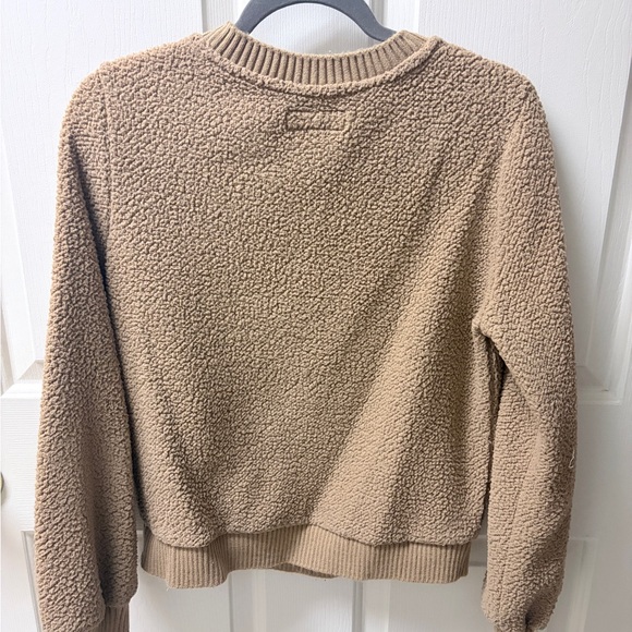 Abercrombie & Fitch Beige Sherpa Sweater - Picture 3 of 3